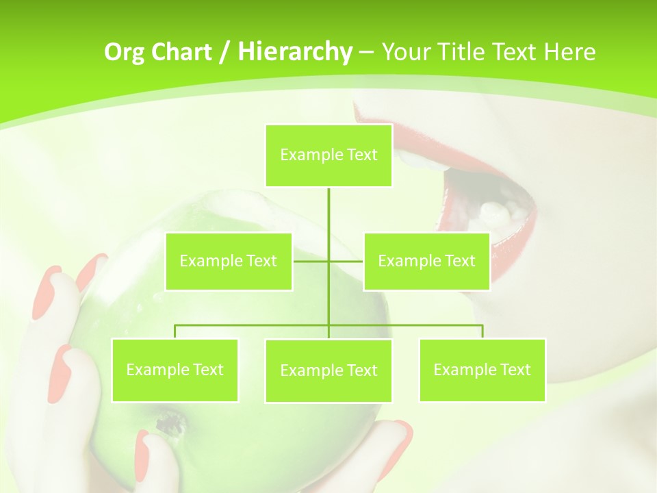Beautiful Green Human PowerPoint Template