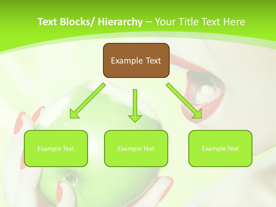 Beautiful Green Human PowerPoint Template