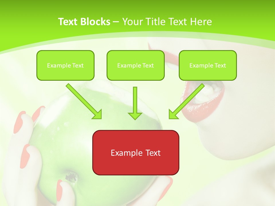 Beautiful Green Human PowerPoint Template