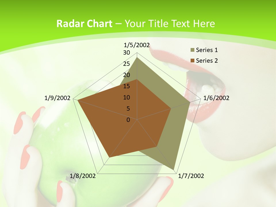 Beautiful Green Human PowerPoint Template