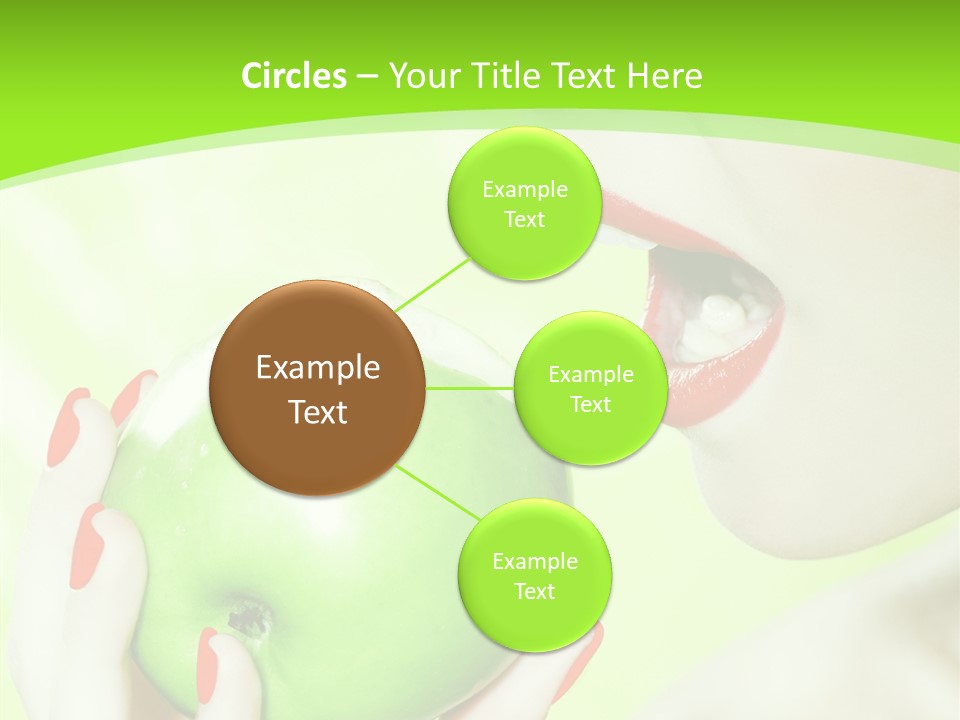 Beautiful Green Human PowerPoint Template