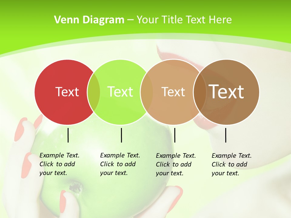 Beautiful Green Human PowerPoint Template