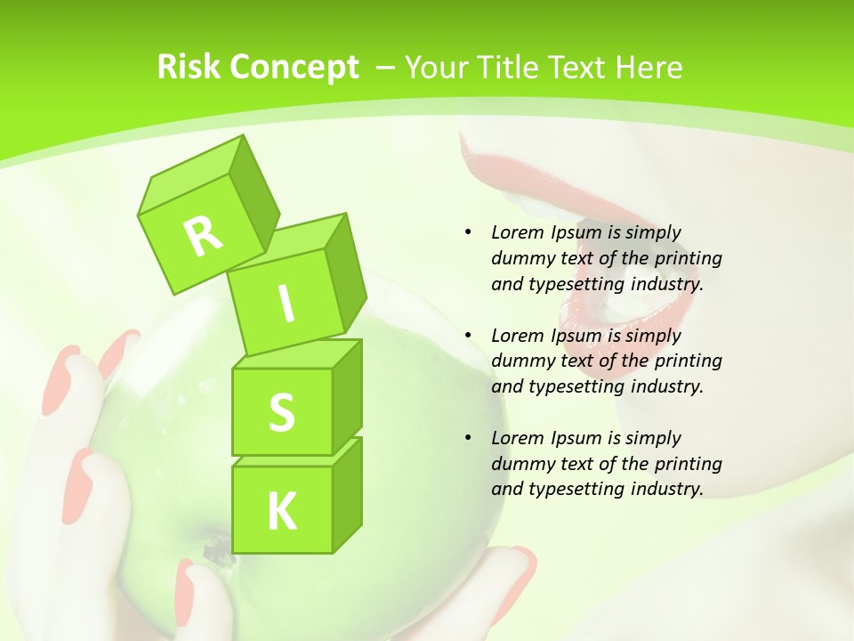 Beautiful Green Human PowerPoint Template