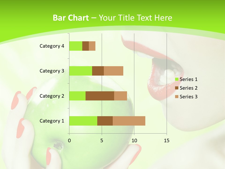 Beautiful Green Human PowerPoint Template
