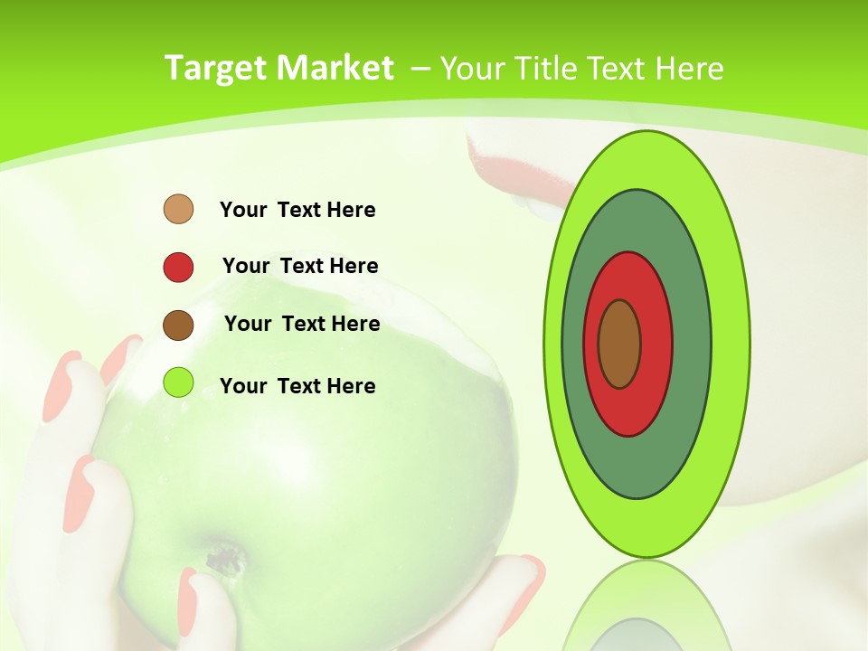 Beautiful Green Human PowerPoint Template