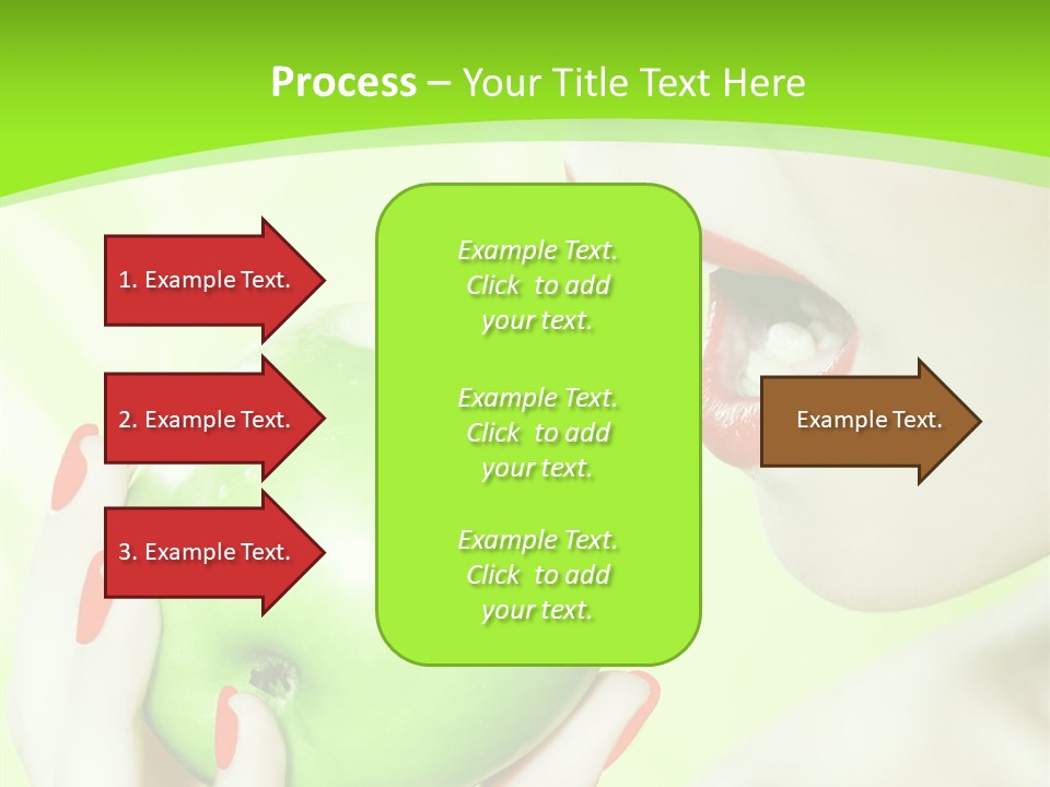 Beautiful Green Human PowerPoint Template