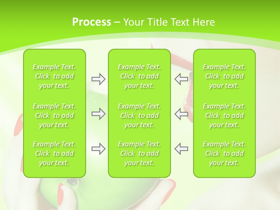 Beautiful Green Human PowerPoint Template
