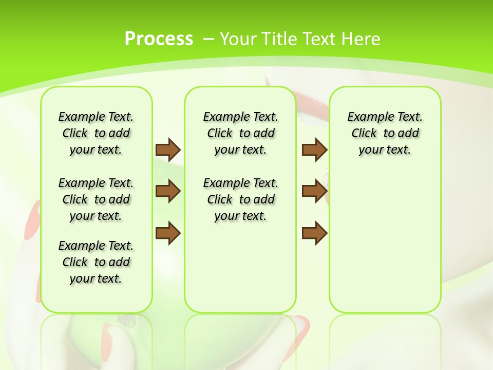 Beautiful Green Human PowerPoint Template