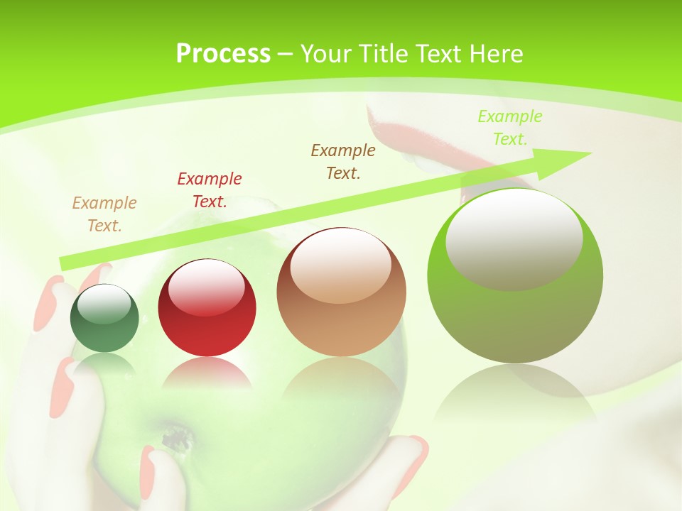 Beautiful Green Human PowerPoint Template