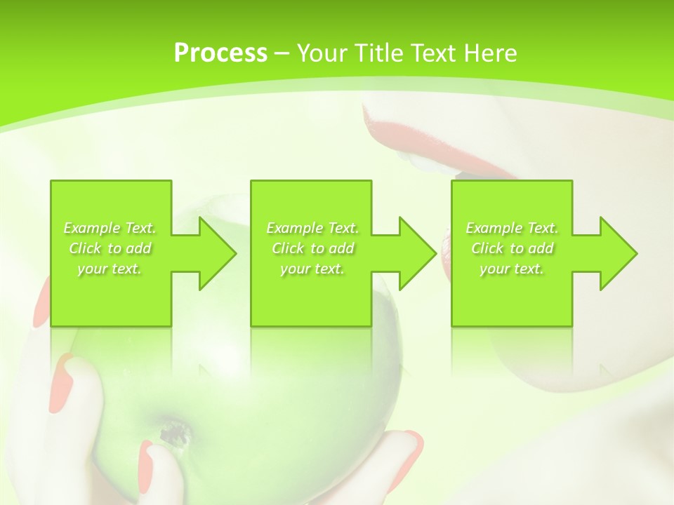 Beautiful Green Human PowerPoint Template