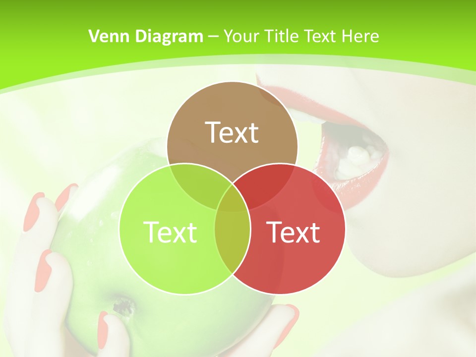 Beautiful Green Human PowerPoint Template