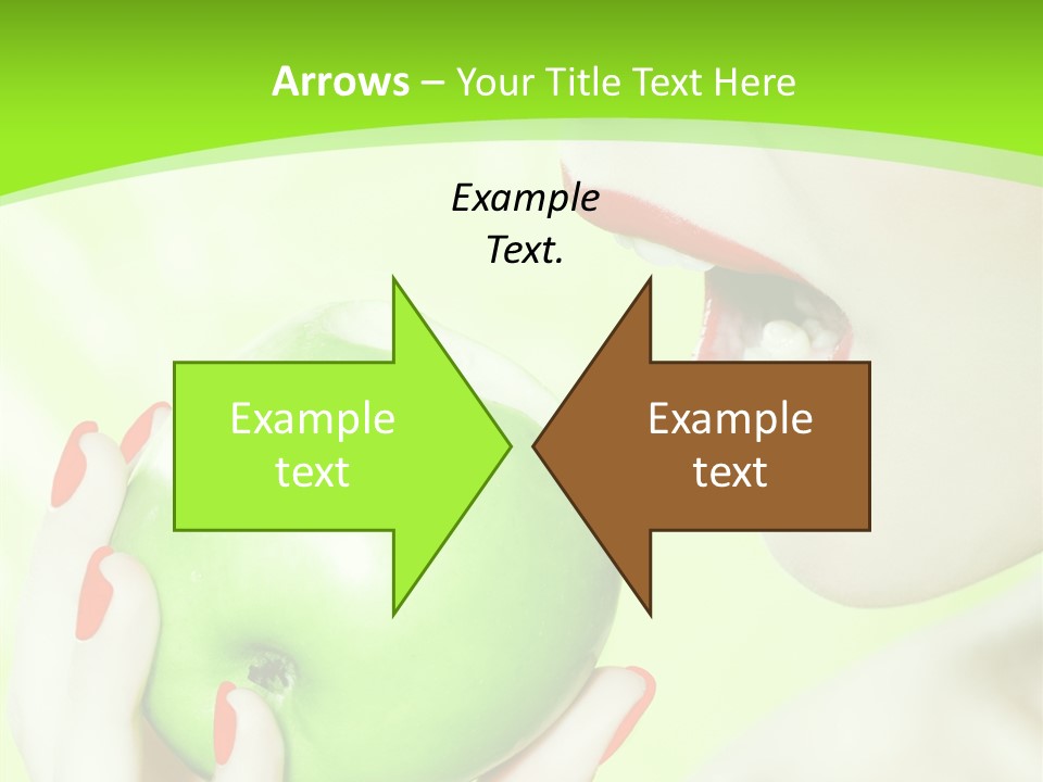 Beautiful Green Human PowerPoint Template