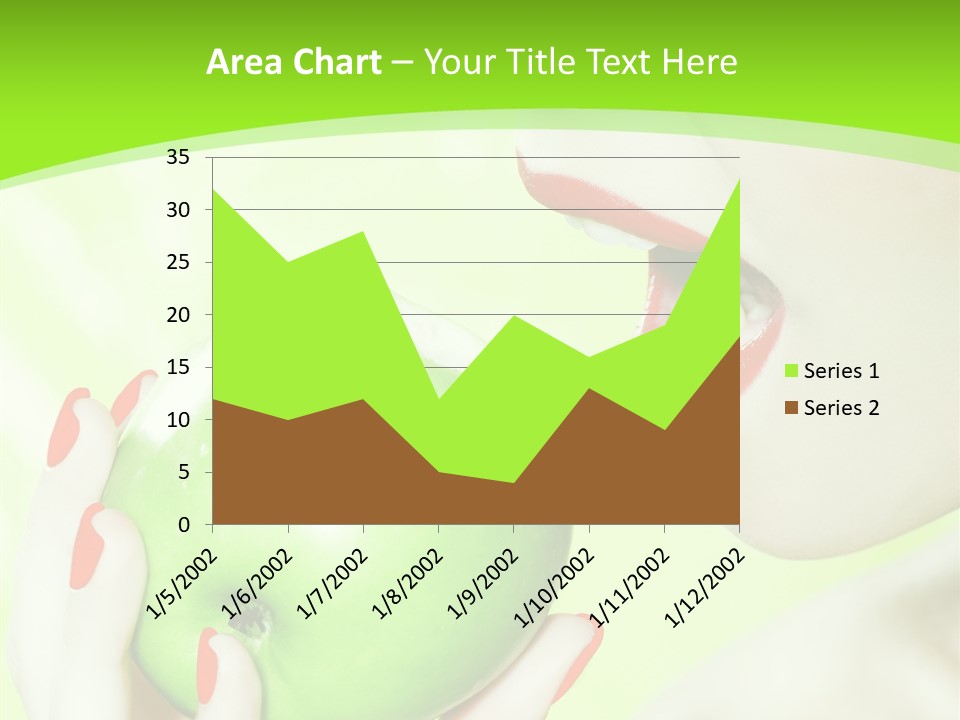 Beautiful Green Human PowerPoint Template