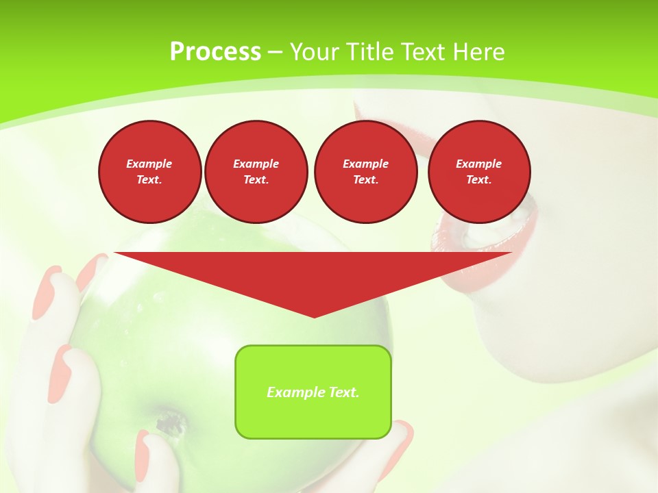 Beautiful Green Human PowerPoint Template