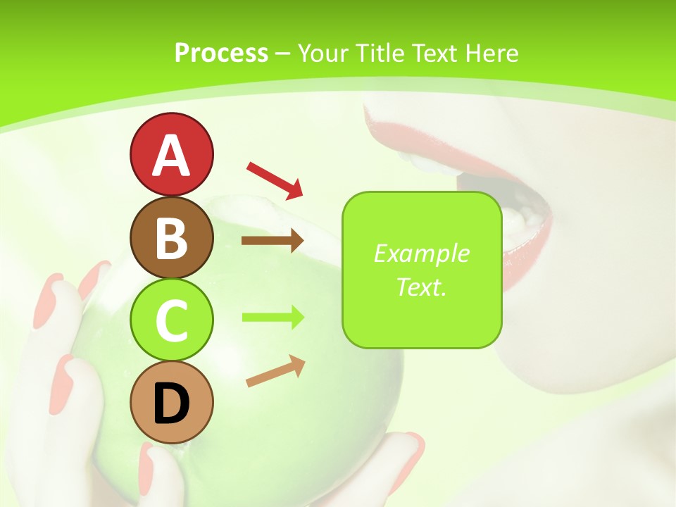 Beautiful Green Human PowerPoint Template