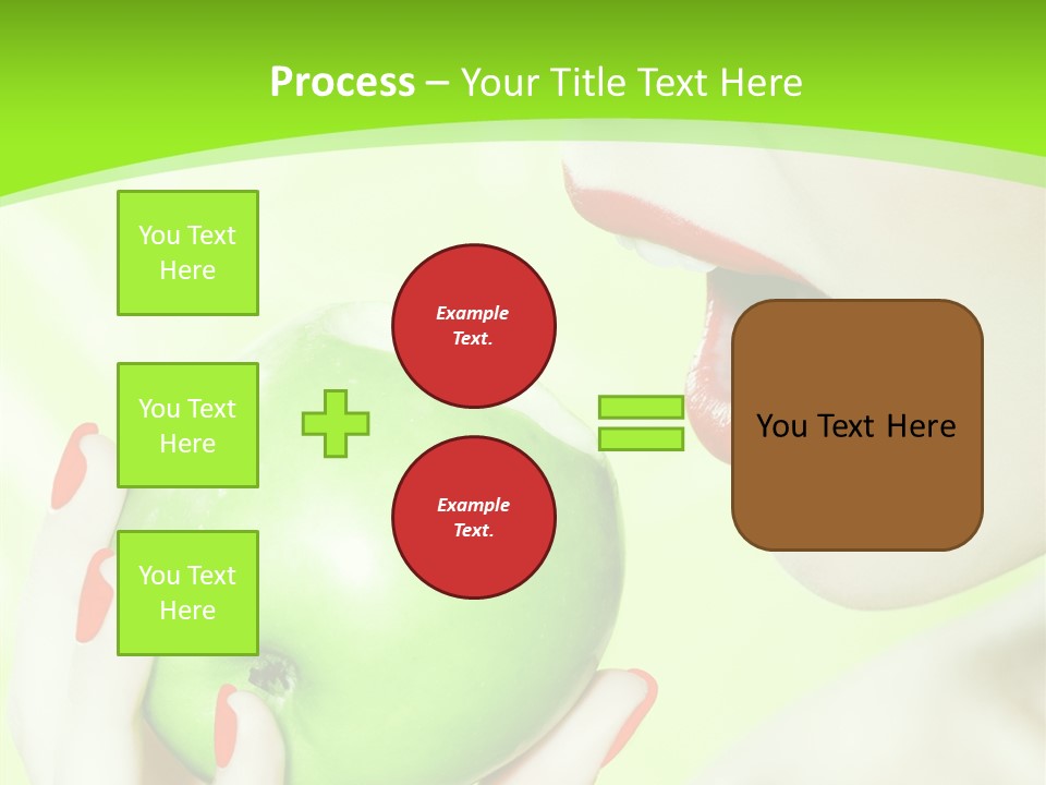 Beautiful Green Human PowerPoint Template