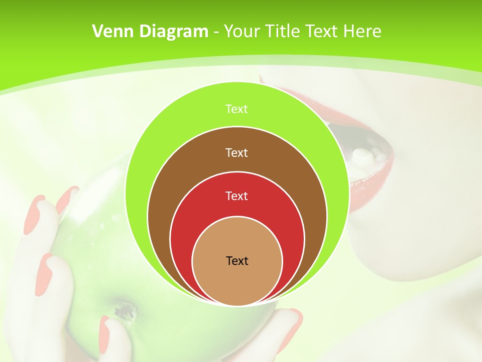 Beautiful Green Human PowerPoint Template