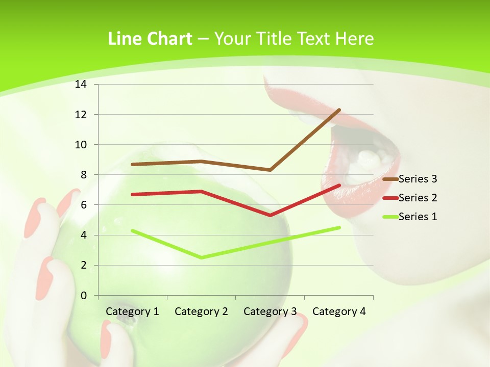 Beautiful Green Human PowerPoint Template