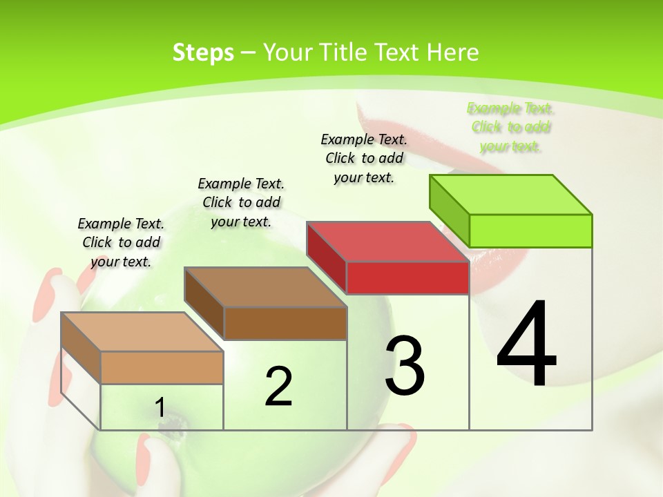 Beautiful Green Human PowerPoint Template