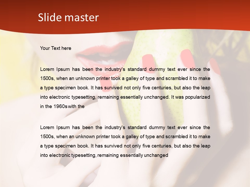 Positivity Human Young PowerPoint Template