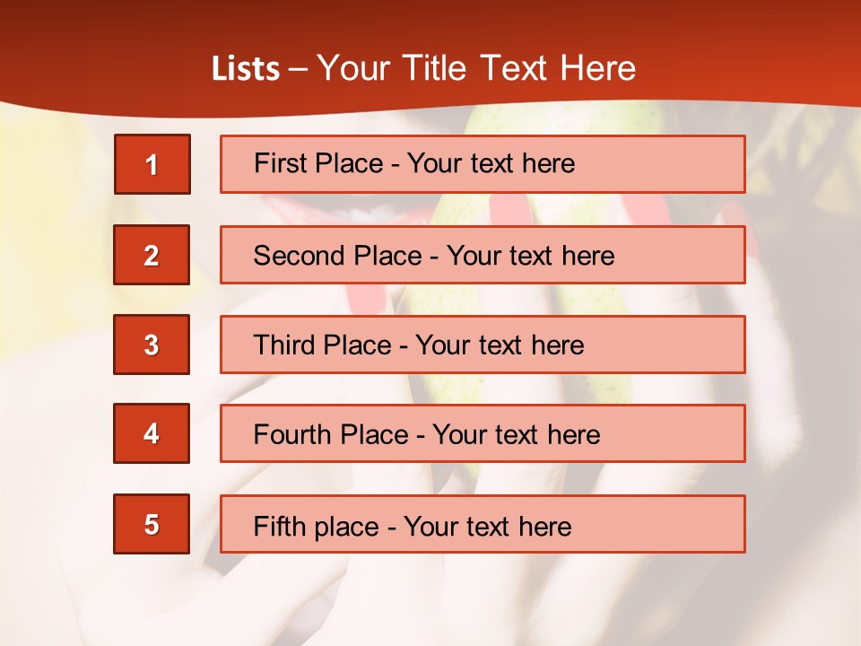 Positivity Human Young PowerPoint Template