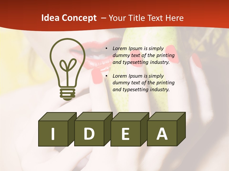 Positivity Human Young PowerPoint Template