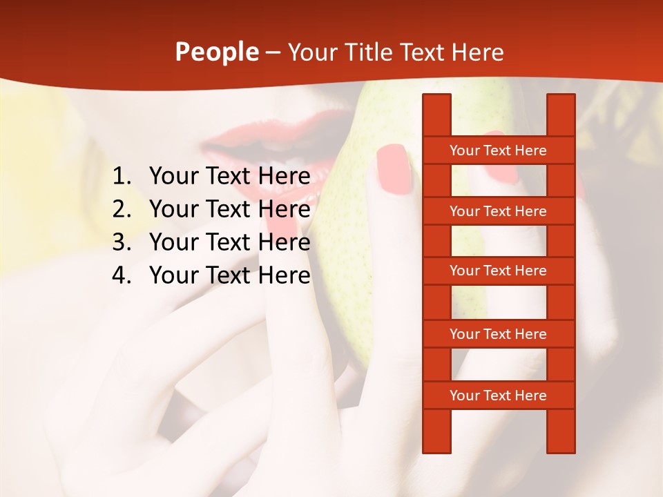 Positivity Human Young PowerPoint Template