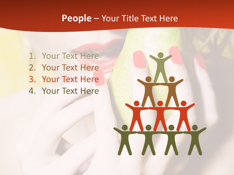 Positivity Human Young PowerPoint Template