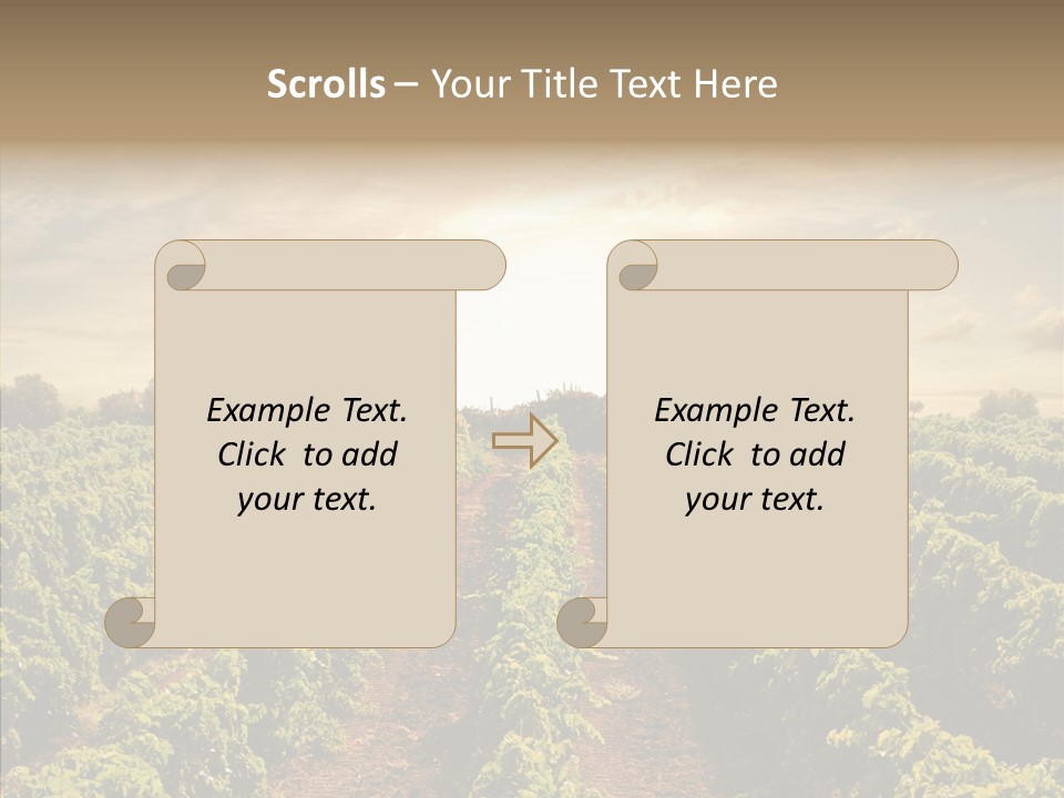 Dusk Mediterranean Cultivated PowerPoint Template
