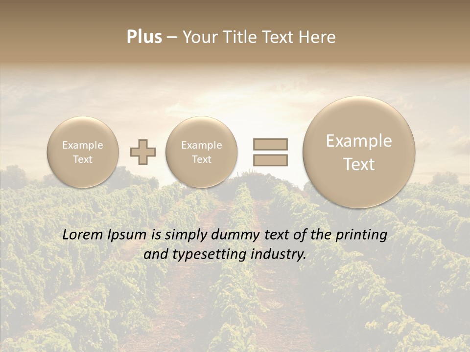 Dusk Mediterranean Cultivated PowerPoint Template
