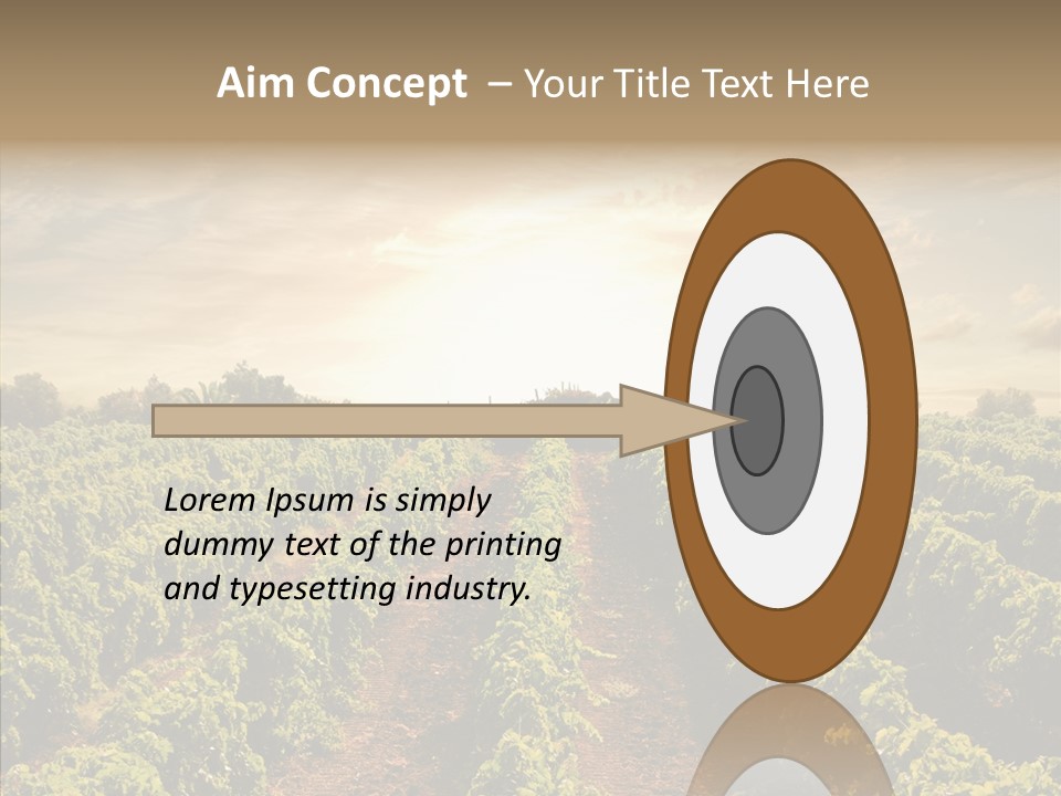 Dusk Mediterranean Cultivated PowerPoint Template