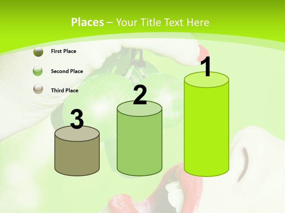 Girl People Eating PowerPoint Template