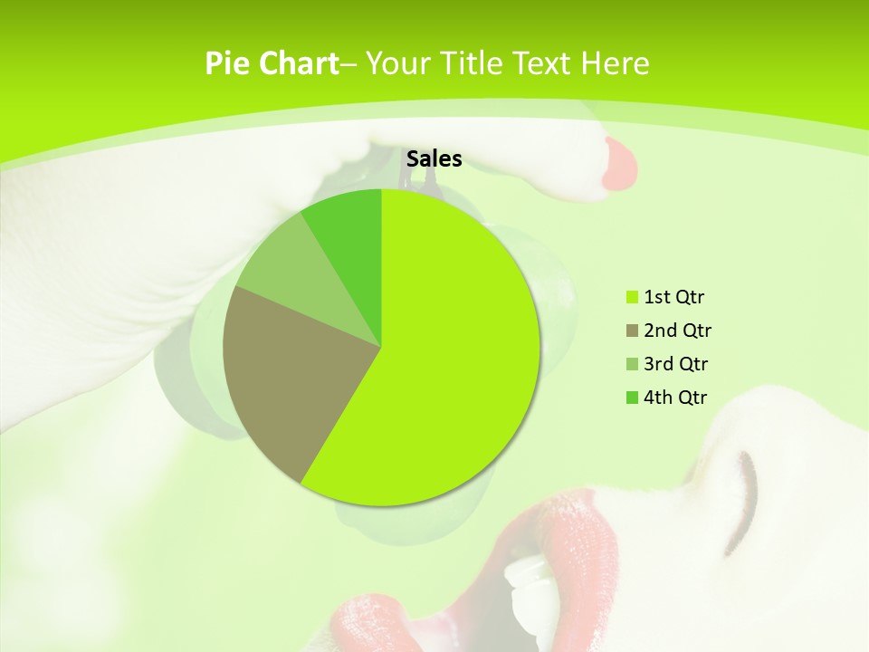 Girl People Eating PowerPoint Template