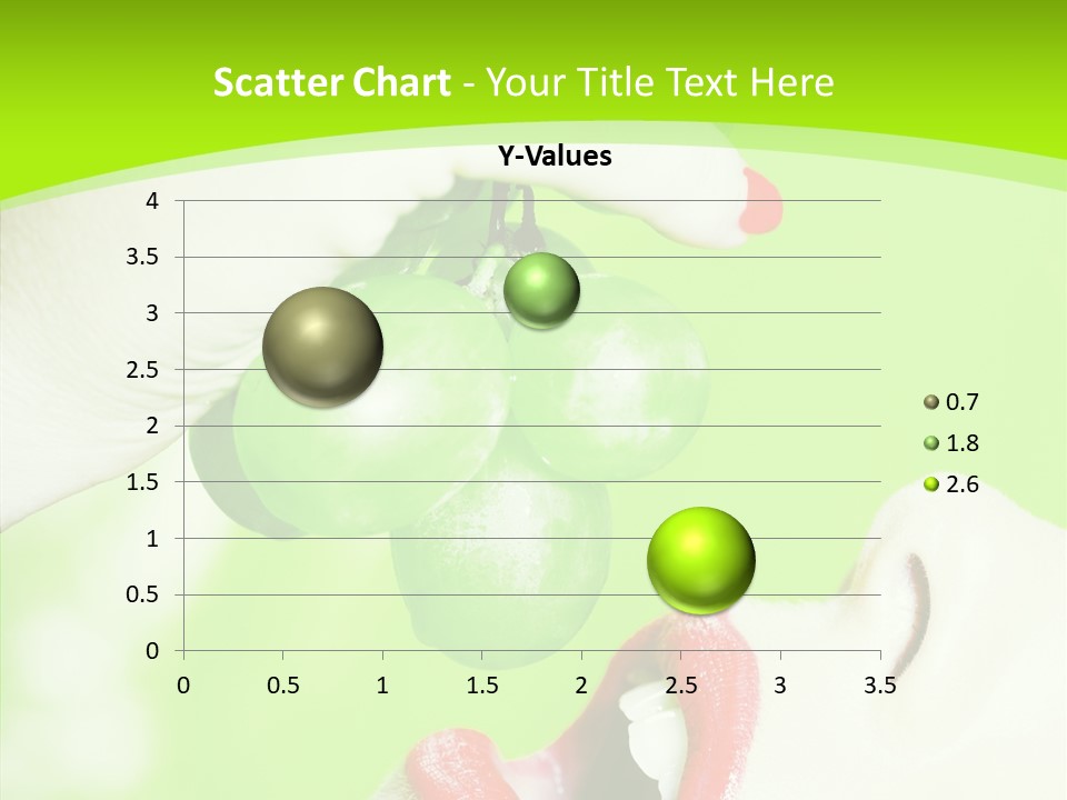 Girl People Eating PowerPoint Template