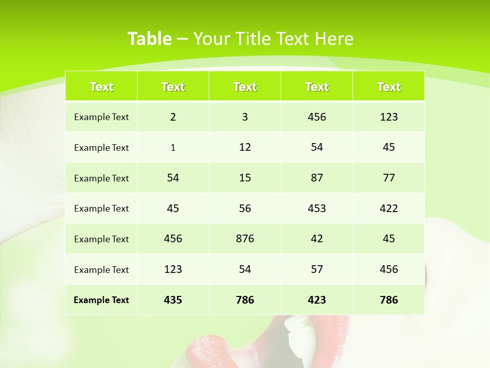 Girl People Eating PowerPoint Template