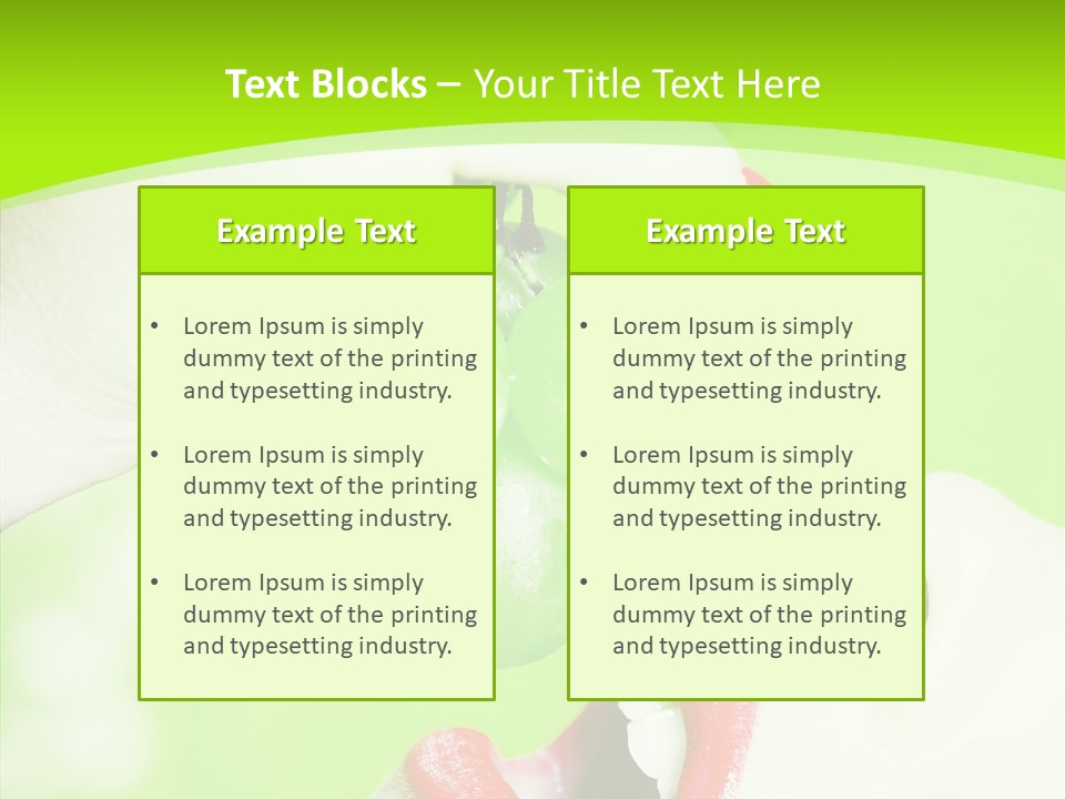 Girl People Eating PowerPoint Template