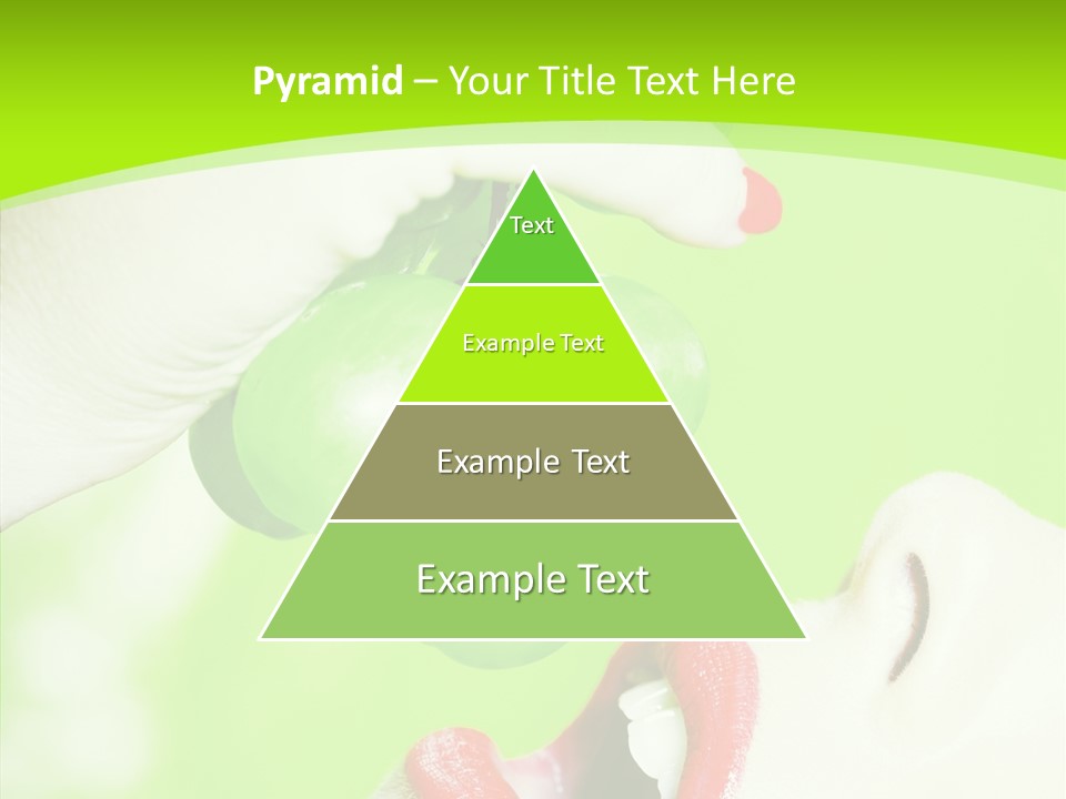 Girl People Eating PowerPoint Template