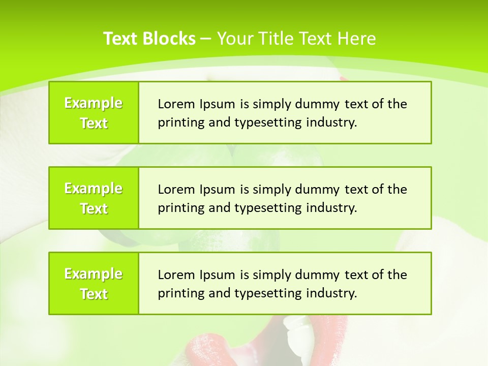 Girl People Eating PowerPoint Template