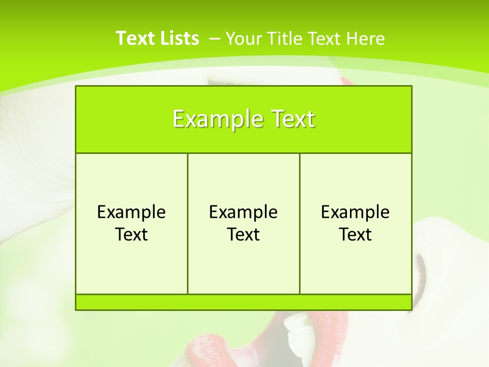 Girl People Eating PowerPoint Template