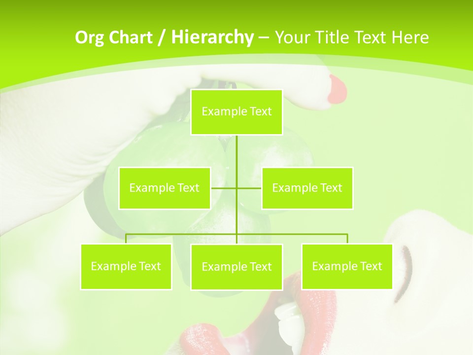 Girl People Eating PowerPoint Template