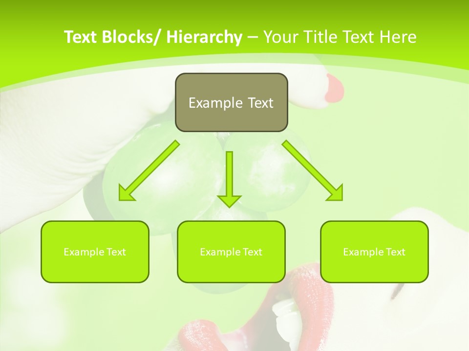 Girl People Eating PowerPoint Template