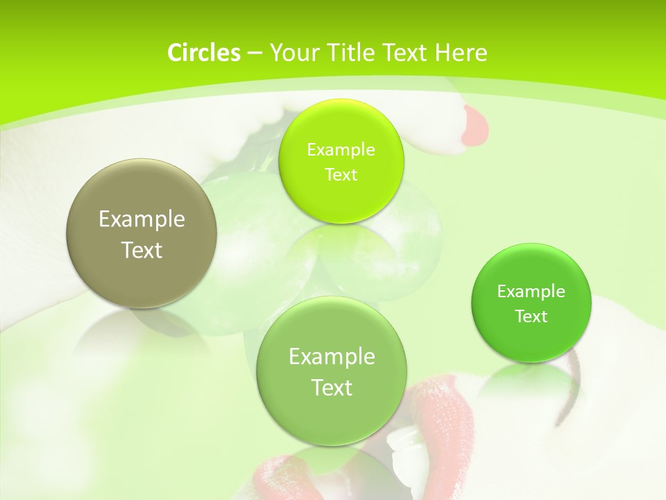 Girl People Eating PowerPoint Template