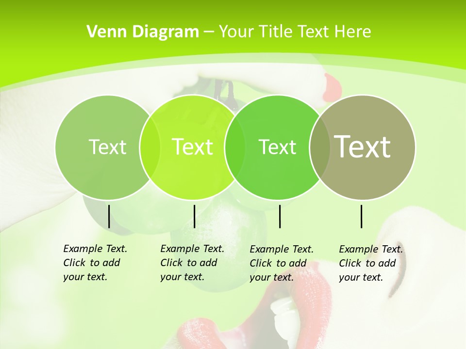 Girl People Eating PowerPoint Template