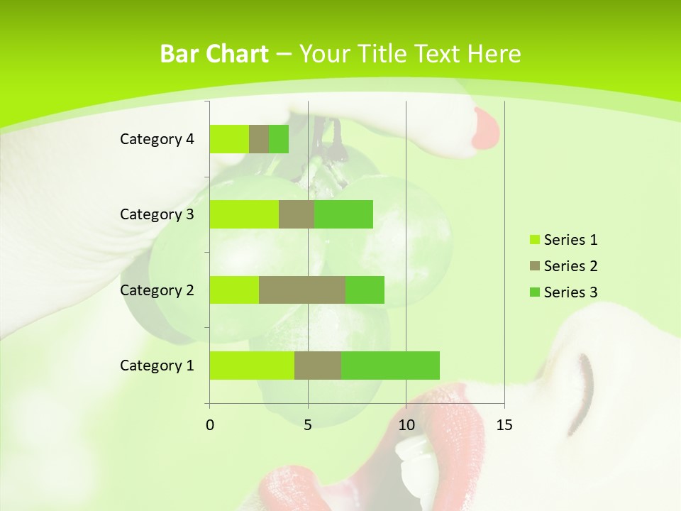 Girl People Eating PowerPoint Template