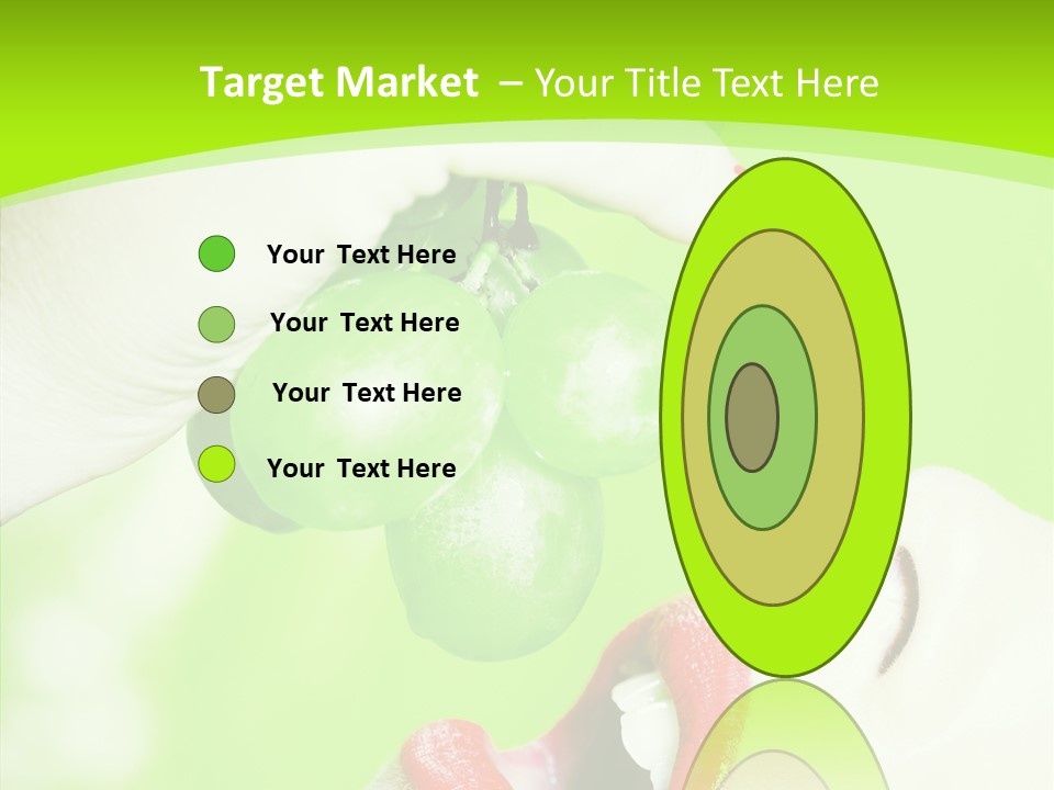 Girl People Eating PowerPoint Template