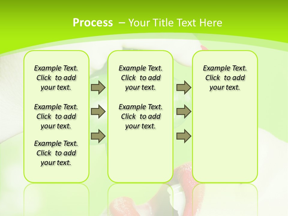 Girl People Eating PowerPoint Template