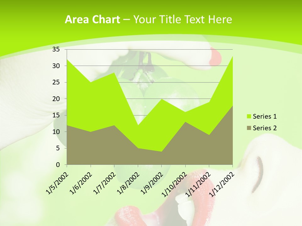 Girl People Eating PowerPoint Template