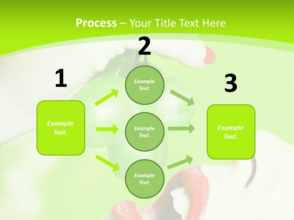 Girl People Eating PowerPoint Template