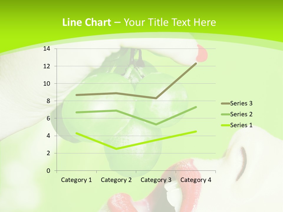 Girl People Eating PowerPoint Template