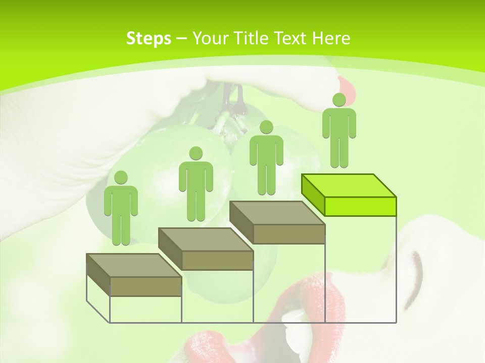 Girl People Eating PowerPoint Template